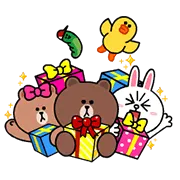 LINE無料スタンプ | LINE Characters sith LINE SMART PARTY