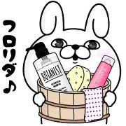 LINE無料スタンプ | うさぎ100％×＆Habit