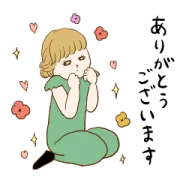 LINE無料スタンプ | ノスタルジックピープル × Kuu