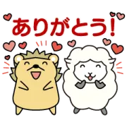 LINE無料スタンプ | <都民投票>メリーちゃん・ハリーくん