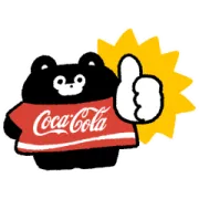 LINE無料スタンプ | くまのまーくん｜コカ・コーラ