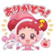 LINE無料スタンプ | バブル2×おジャ魔女どれみ