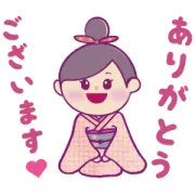 LINE無料スタンプ | 着物の鈴ちゃん