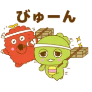 LINE無料スタンプ | 動く！ガチャピン・ムック×東京都