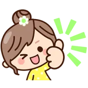 LINE無料スタンプ | 春まで使える♡ナチュラルガール × LINEMO