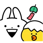 LINE無料スタンプ | うさぎゅーん！ × ベビーサリー
