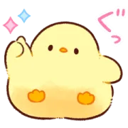 LINE無料スタンプ | もふピヨ × TCB