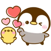 [無料LINEスタンプ] ぺんぺん＆シマエナガ