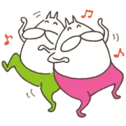 [無料LINEスタンプ] ねこタイツのゆるい日常