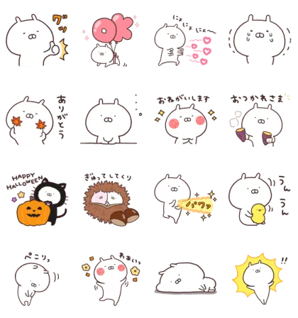 LINE無料スタンプ「うさまる × 第一生命 大人気キャラクター「うさまる