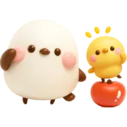 [無料LINEスタンプ] シマエナガ♡秋の日常＆やさしい敬語