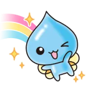 [無料LINEスタンプ] 【無料】しずくちゃん × LINEMO