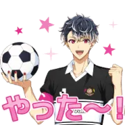 [無料LINEスタンプ] Jリーグ×アイドリッシュセブン