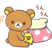 [無料LINEスタンプ] リラックマの冬のゆるっと挨拶スタンプ