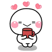 [LINEスタンプ] 【無料】毎日使える♪しろまる