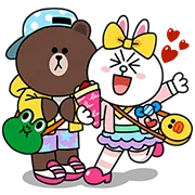 LINE無料スタンプ | LINE FRIENDS in 原宿